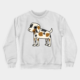 cute beagle dog cartoon drawing graphic Crewneck Sweatshirt